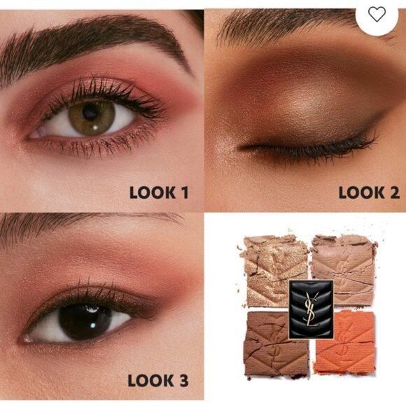 Yves Saint Laurent YSL couture mini clutch Eyeshadow Palette ✨new in box✨ orange - Picture 5 of 12